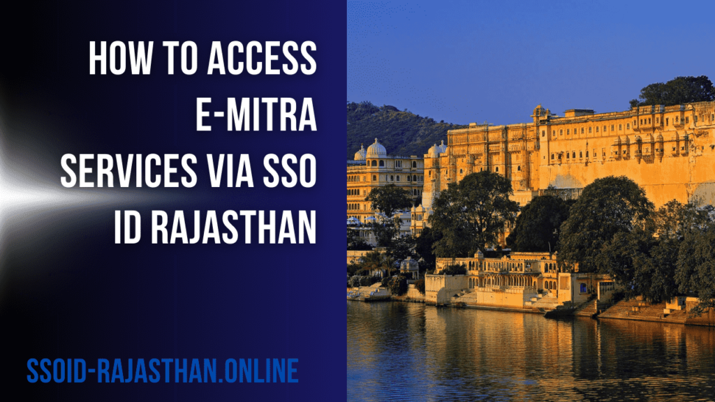 e Mitra Services via SSO ID Rajasthan