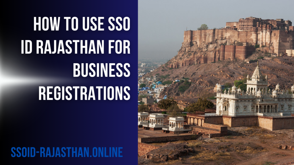 SSO ID Rajasthan for Business Registrations