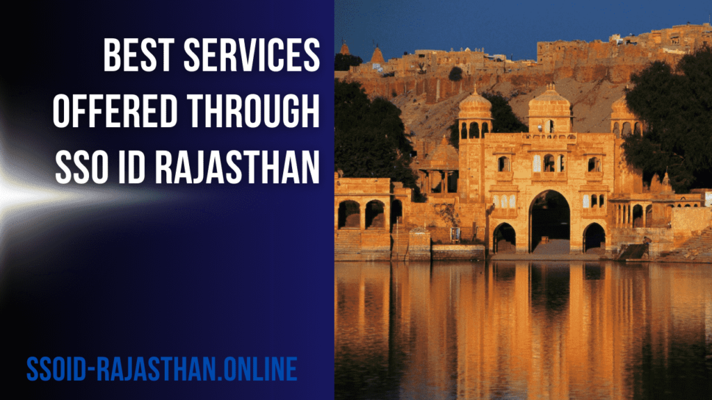 Services Offered through SSO ID Rajasthan