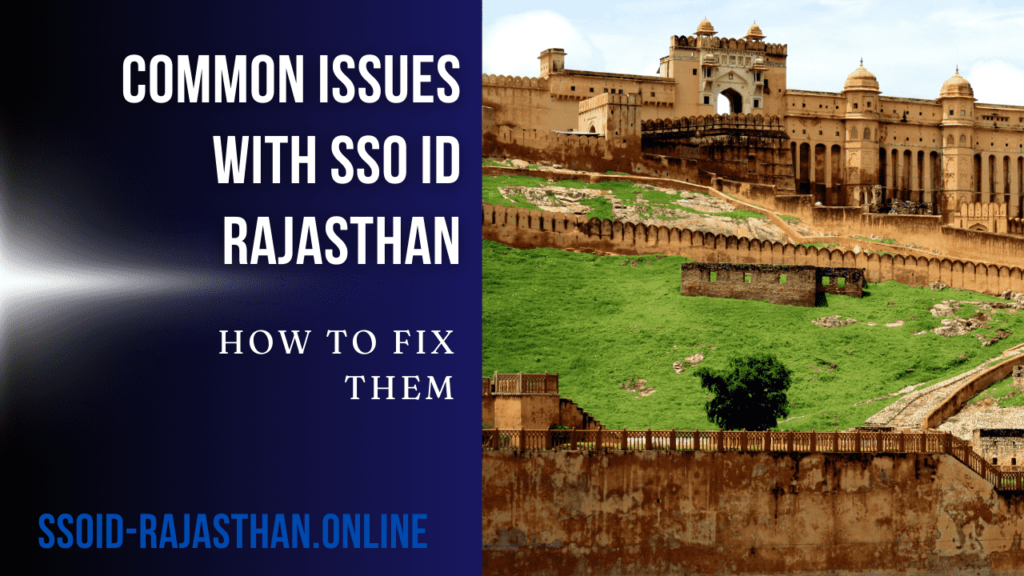 Common Issues with SSO ID Rajasthan