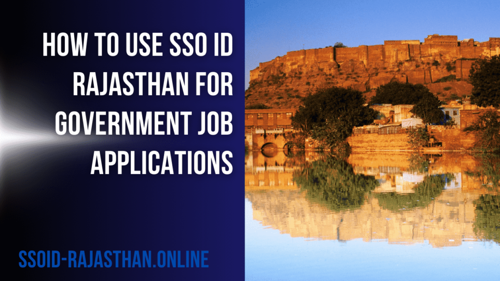 SSO ID Rajasthan