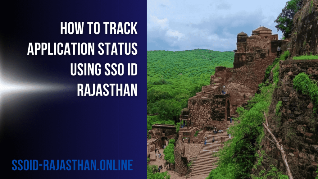 Track Application Status Using SSO ID Rajasthan