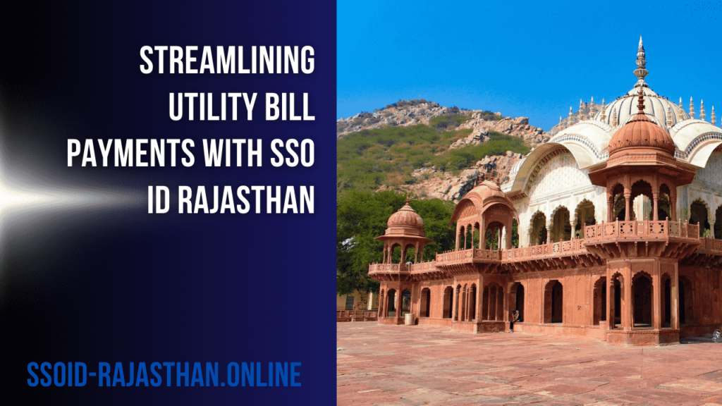 Utility Bill Payments with SSO ID Rajasthan