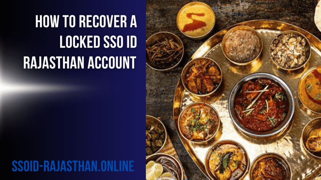 Recover Locked SSO ID Rajasthan