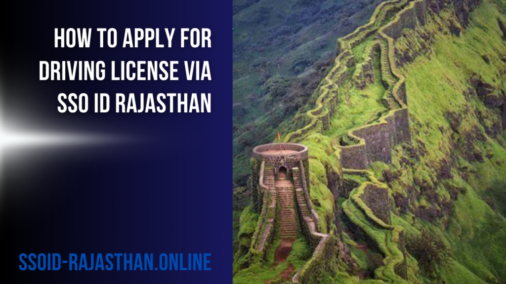 Apply for a Driving License via SSO ID Rajasthan